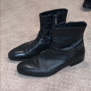 Roberto Cavalli leather boots